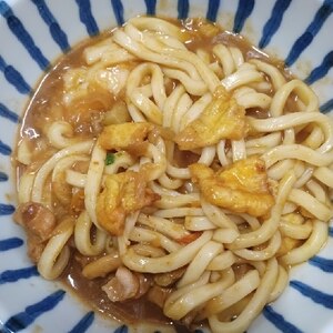 カレールーで作る◇きつねカレーうどん◇